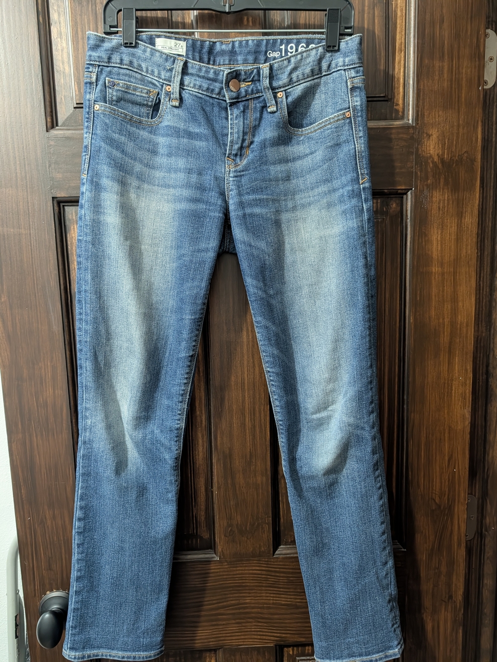 GAP Medium Blue Straight-Leg Jeans